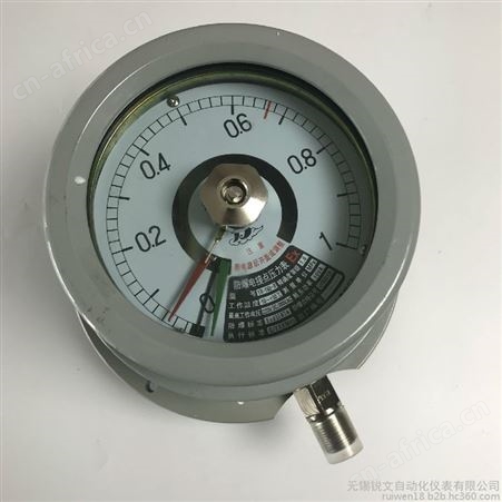 YX-160-B无锡锐文 YX-160-B防爆磁助电接点压力表 生产厂家
