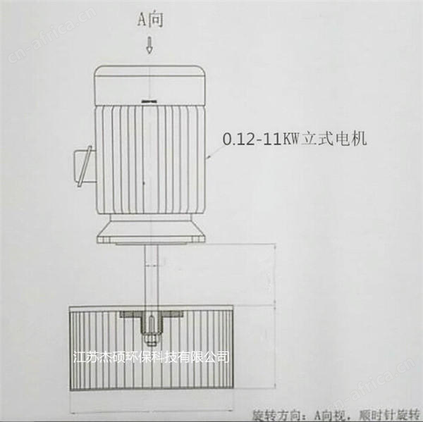 烘箱热风循环风机 烘箱长轴电机 长轴风机示例图6