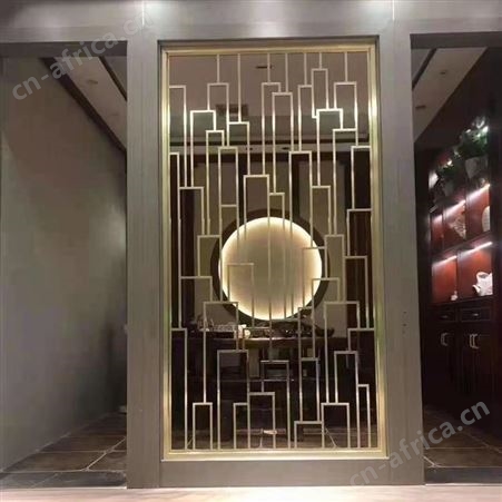 广东屏风厂家家具定制屏风 酒店商场不锈钢屏风