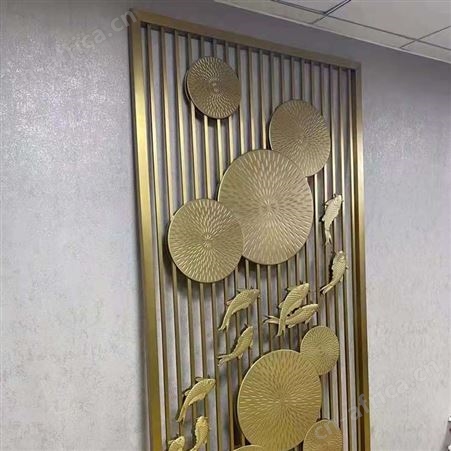 铝合金定制雕刻壁画 售楼部大厅装饰背景墙 旺店雕刻工艺品