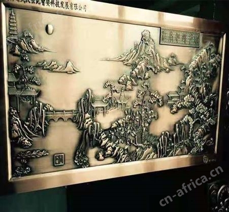 喷漆铝板浮雕挂件 售楼部展示厅铝板雕刻工艺品 铝雕挂件 装饰品