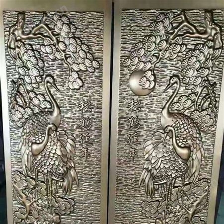 家居背景墙 郴州酒店大厅实心雕刻背景墙