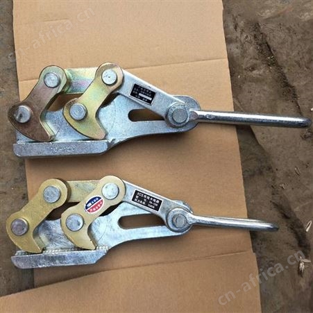 安齐电力厂家大量供应双桃卡线器电力卡线器 钢绞线电力拉紧器双桃卡线器