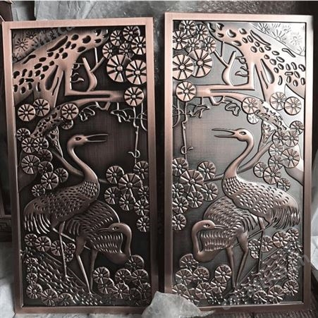 礼品纪念品雕刻摆件 淄博仿铜浮雕壁画