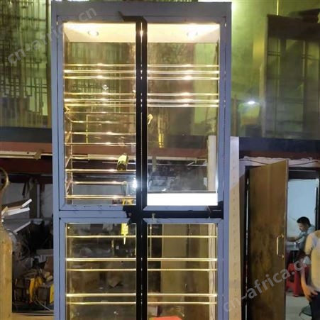 十多年老师傅酒柜厂家 常温不锈钢钛金酒架 全国物流发货