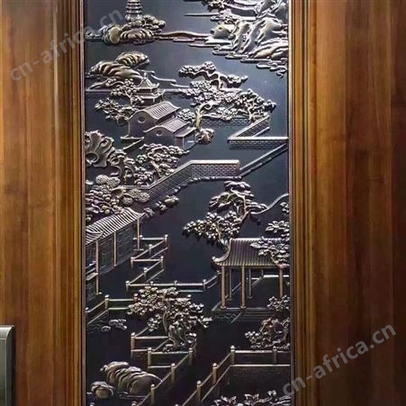 送人送客户纪念品 荆门浮雕山水画