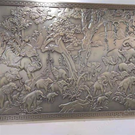 物纪念品定制铝艺 海口金属古铜装饰壁画