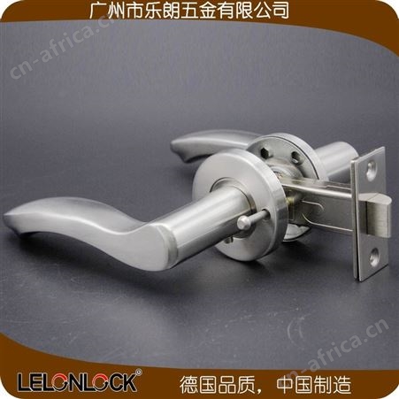 乐朗RST-04+RML-17卫生间门锁不锈钢门锁卫浴制动锁出口品质