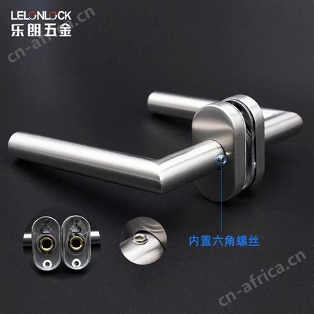 RTH-27+RML-06+RCR-01 工程批发大量椭圆盖分体锁断桥铝框门锁具型材门专用分体锁椭圆盖不锈钢门锁