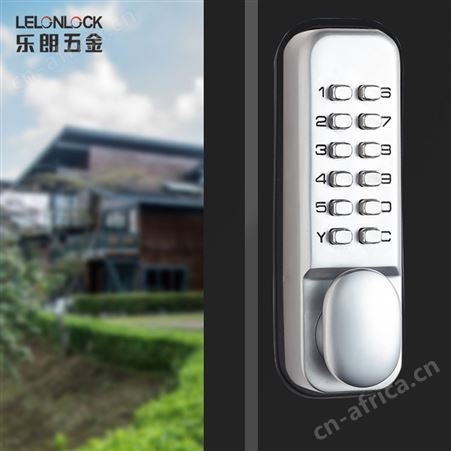 乐朗RCL-208D 机械门锁 外贸出口防水机械门锁  数字键盘锁 可更换老式牛头锁体密码锁 纯机械密码锁