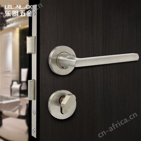 乐朗RST-07+RML-13+RCR-01 304不锈钢分体锁 欧式房门锁 不锈钢室内门锁 5572分体锁