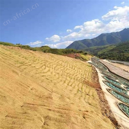 复合椰丝毯 椰丝植物纤维毯护坡 麻椰固土毯边坡防护