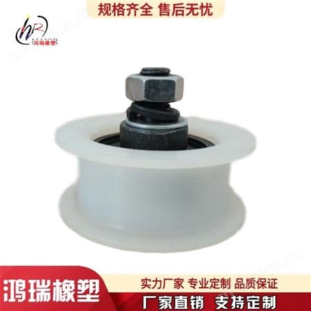 鸿瑞 镶轴承尼龙轮厂家