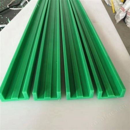 鸿瑞 现货供应 超高分子聚乙烯链条导轨 塑料传动链条滑轨 聚乙烯凸字型链条导轨