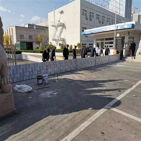 宏固电气防汛铝合金挡水板 沿街商铺防内涝挡水板 汛期出入口应急防汛挡水板