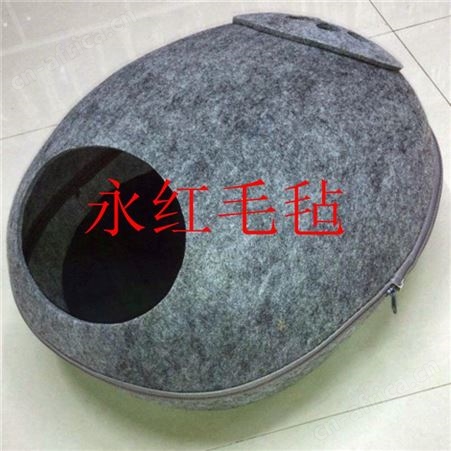 毛毡猫窝毛毡狗窝猫窝四季猫窝灰色猫窝粉色猫窝