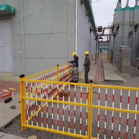 宏固电气PVC塑钢箱变护栏 固定式绝缘箱变围栏 电力栅栏塑钢变压器护栏