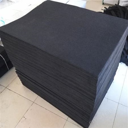 羊毛毡鞋底 鞋材用黑色耐磨羊毛毡 矶钓鞋底毛毡