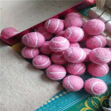 澳毛毛毡球 吸水吸潮毛毡干燥球 白色烘干毛毡球 蓬松衣物羊毛球
