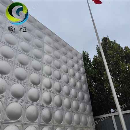 顺征 楼顶工地消防储水设备 保温方形304 不锈钢水箱
