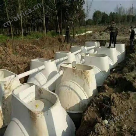 新疆伊犁200立方玻璃钢化粪池厂家报价    昊华鼎盛   地埋式沼气池