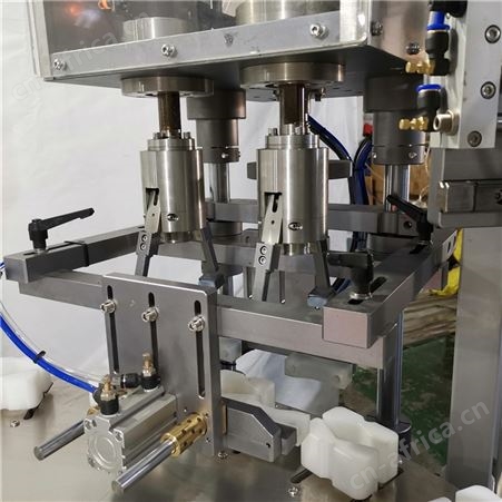 定制自动转盘式水乳灌装机 充填膏液罐装机抓头旋盖适合异形瓶