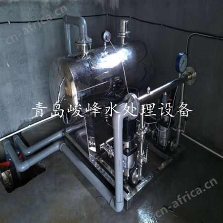 峻峰供水设备 无负压二次加压 井水过滤小型0.5吨RO膜纯净水设备