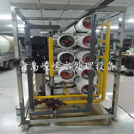 化妆品生产2吨二级反渗透纯水设备 整体采用低压过滤技术质保一年