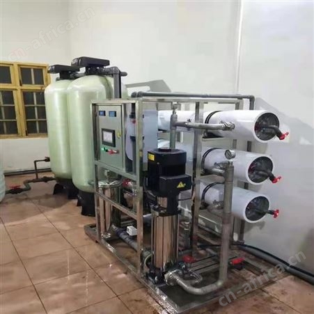 0.5吨双级纯净水设备安装 工业级全自动清洗过滤器 峻峰环保