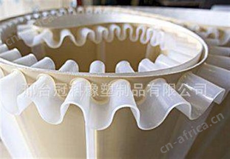 冠科GK-100食品输送带,挡板输送带,挡板食品