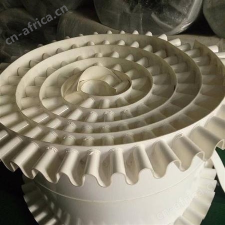 pvc3.0绿平裙边挡板输送带 pvc工业皮带