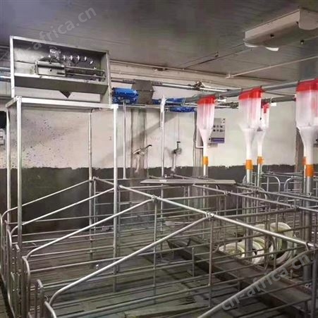 华清猪场设备 自动化料线 15吨热镀锌板料罐厂家发货