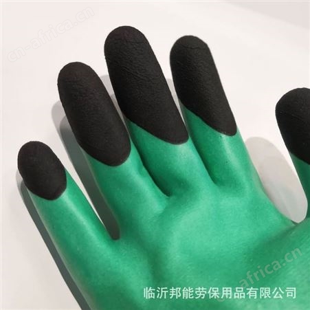 手奴透气王胶皮手套乳胶手套加强指耐磨防滑挂胶防护手套劳保手套