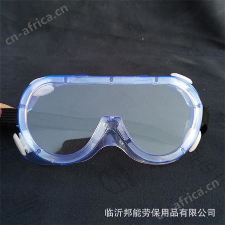 防风眼镜防飞溅四珠透明软边pc眼镜防沙防大风镜冲击劳保护目镜