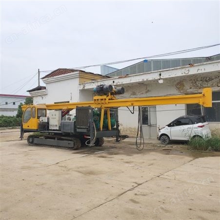 自行走长螺旋钻孔机 多地形全自动水泥搅拌桩 楼房建筑地基打桩机