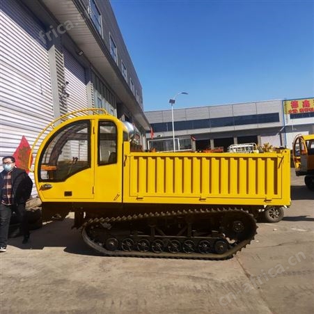 矿用升降全地形搬运车 自卸山地履带运输车 农场果园肥料运送车