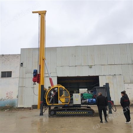 自行走长螺旋钻孔机 多地形全自动水泥搅拌桩 楼房建筑地基打桩机