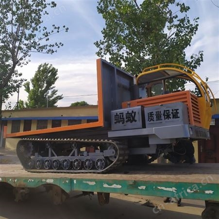 山地木材农用自卸车 座驾式地下履带运输车 售矿用果园用搬运车