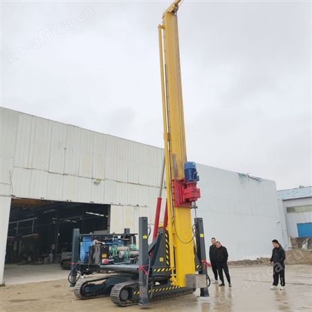 自行走长螺旋钻孔机 多地形全自动水泥搅拌桩 楼房建筑地基打桩机