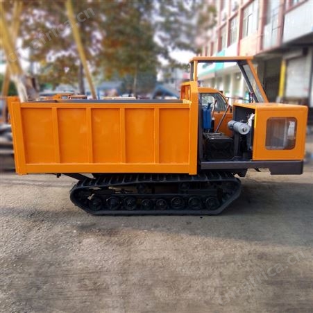 液压自卸翻斗车 郭工机械小型山地爬山虎 柴油全地形履带式自卸车