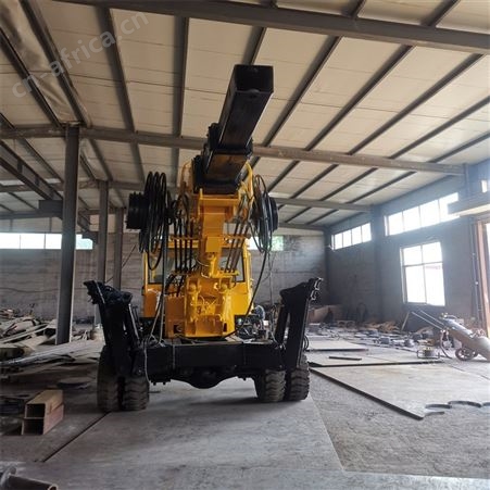 抗浮锚杆长螺旋打桩机 履带农用液压桩基钻机 建筑大口径旋挖钻机