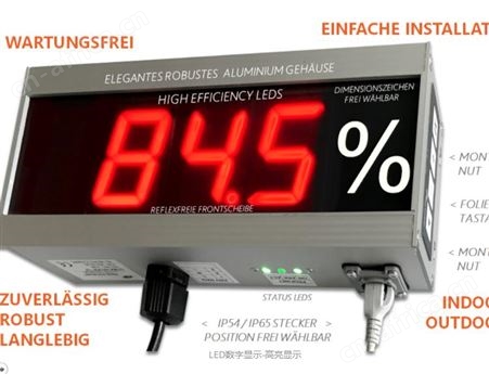 Visual Electronics LI_104_485G 大屏幕数字显示器 德国原装