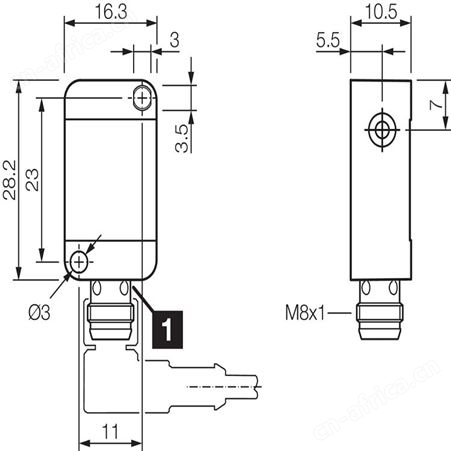 德森克 di-soric DCR 30 K 02 PSK-TSL 207421感应式传感器