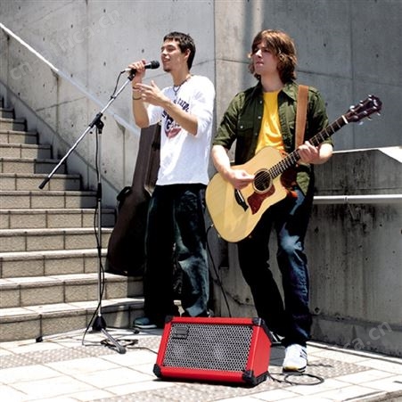 Roland罗兰音箱CUBE STREET EX红直播吉他弹唱充电蓝牙音响