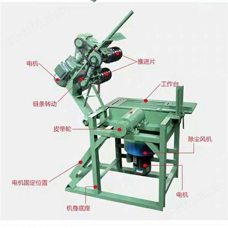 多片锯木工机械方木建筑模板多片锯小型多片锯龙骨托盘开料简易多