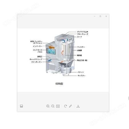 日本安满能AMANO 全不锈钢机身中压除尘器FP-10N