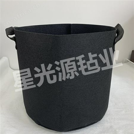 植树蔬菜盆景毛毡种植盒_园艺黑色无纺布种植袋