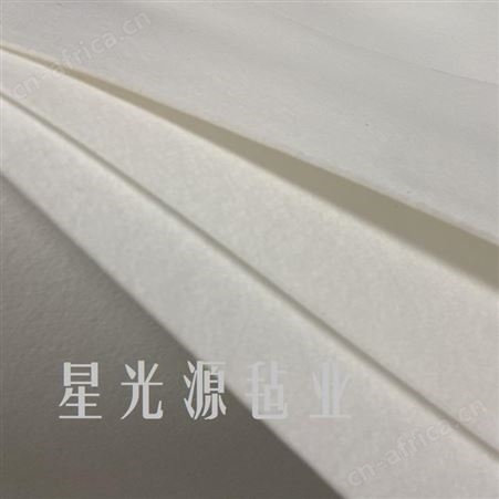 彩色毛毡无纺布，白色化纤毡，涤纶针刺毡
