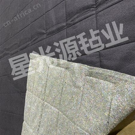 南宫星光源生产多层复合针刺棉毡 绗缝毛毡