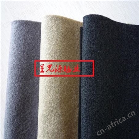 汽车座椅针刺毯毛毡，花灰色针刺无纺布，起绒无纺布